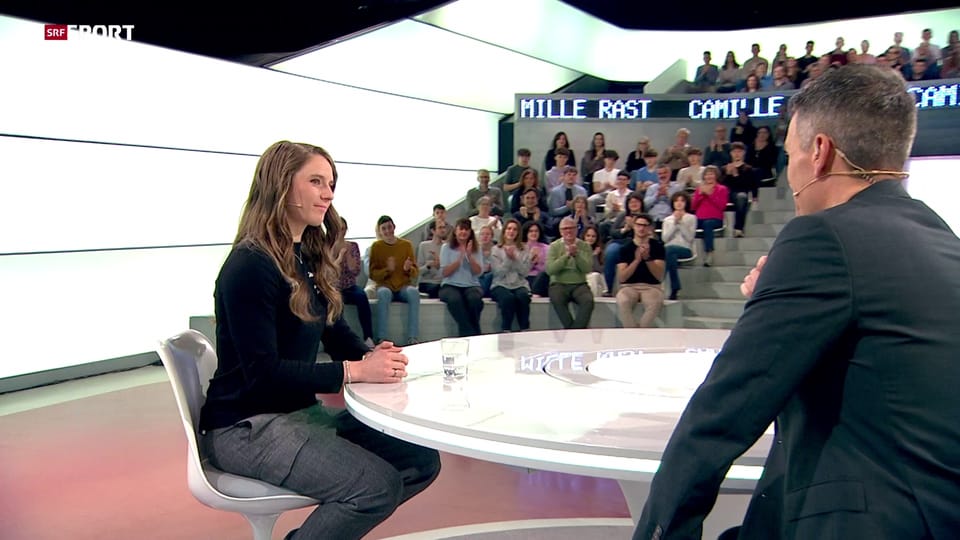 Studiogast Camille Rast: Gespräch (Teil III) - Sportpanorama - Play SRF