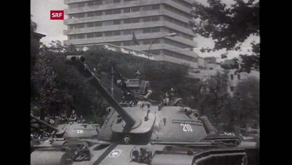 Tagesschau vor 25 Jahren 30. Jahrestag Sieg des FrancoRegimes Play SRF