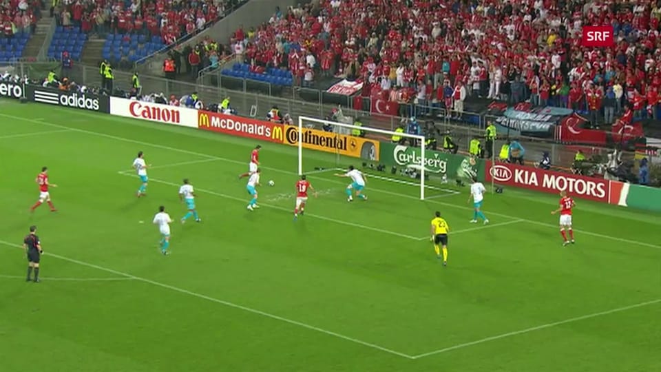 SportClip Rückblick auf die Partie Schweiz Türkei an der EM 2008