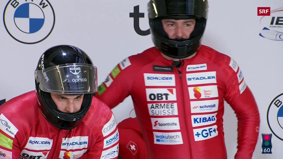 Bob in Sigulda Platz 2 für Vogt/Michel in Sigulda keine EMMedaille