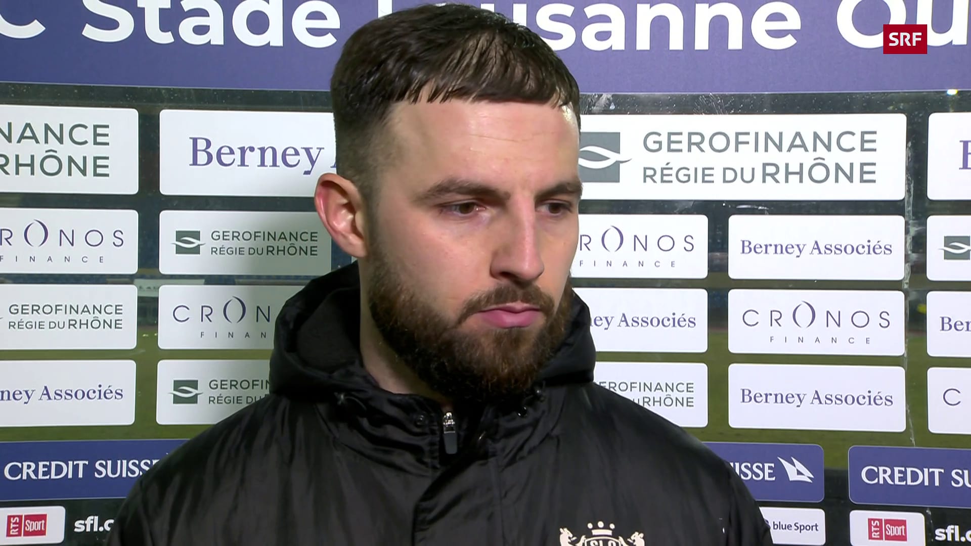 SportClip Hajrulahu im Interview nach der Partie (frz.) Play SRF