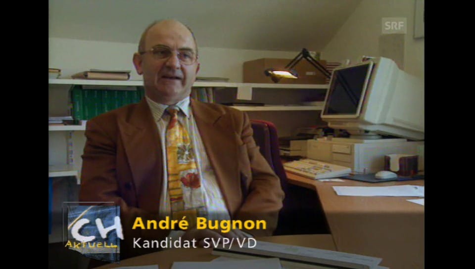 Schweiz aktuell Porträt NationalratsKandidat Bolomey Play SRF