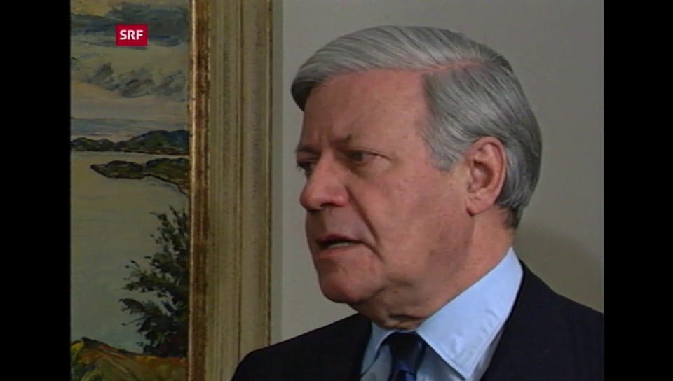 Rundschau Interview Helmut Schmidt zum Abschluss des INFAbkommens