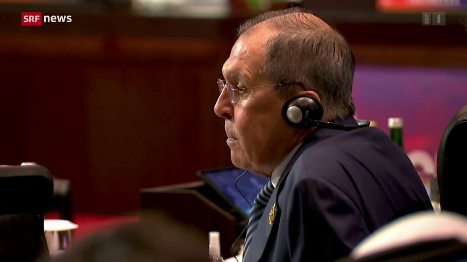 Tagesschau Einsamer Lawrow am G20Gipfel Bali Play SRF