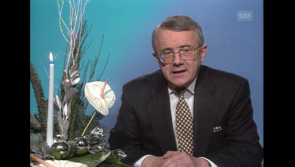 Tagesschau NeujahrsAnsprache von BRP Arnold Koller Play SRF