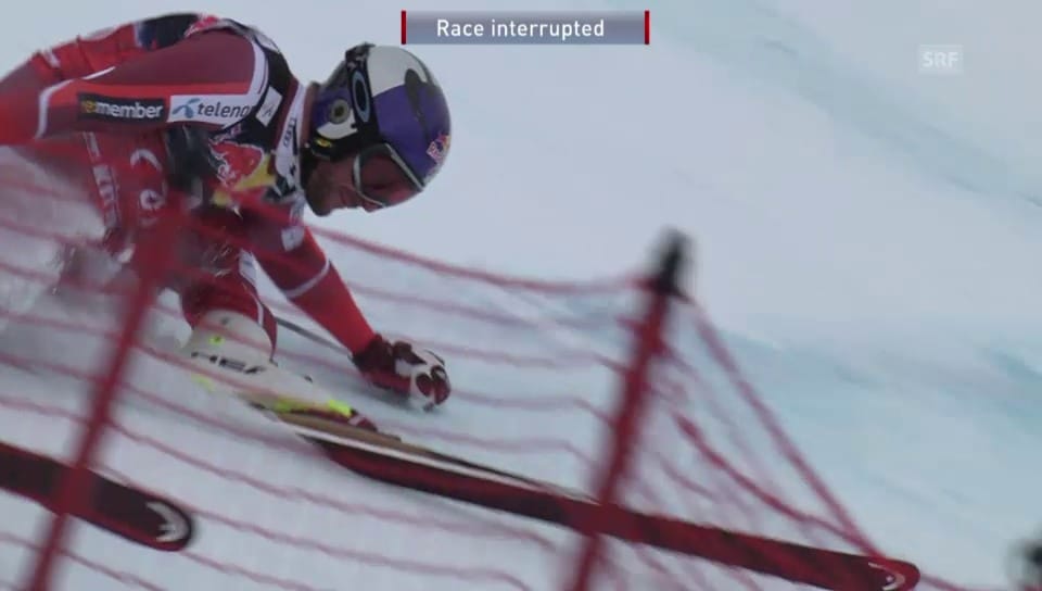 SportClip Svindals Sturz auf der Streif 2016 Play SRF