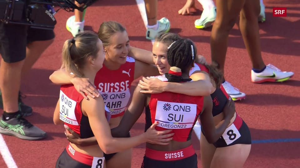 Birte Rutsch Sport-Clip - 4x400-Meter-Staffel erreicht Final - Play SRF