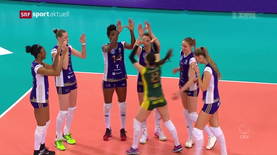 sportaktuell Volero Zürich zieht in die Playoffs der Champions League