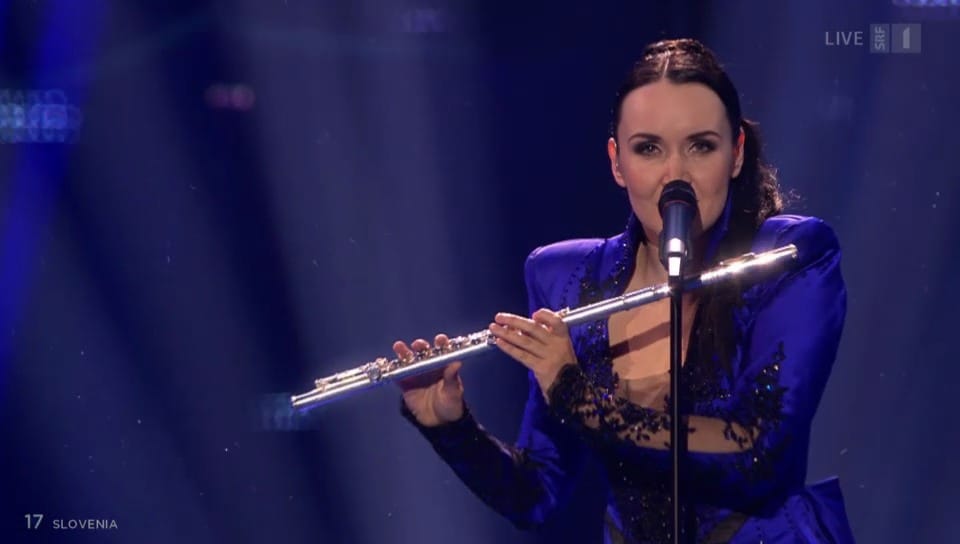 Eurovision Song Contest Slowenien Tinkara Kovač mit «Round And Round
