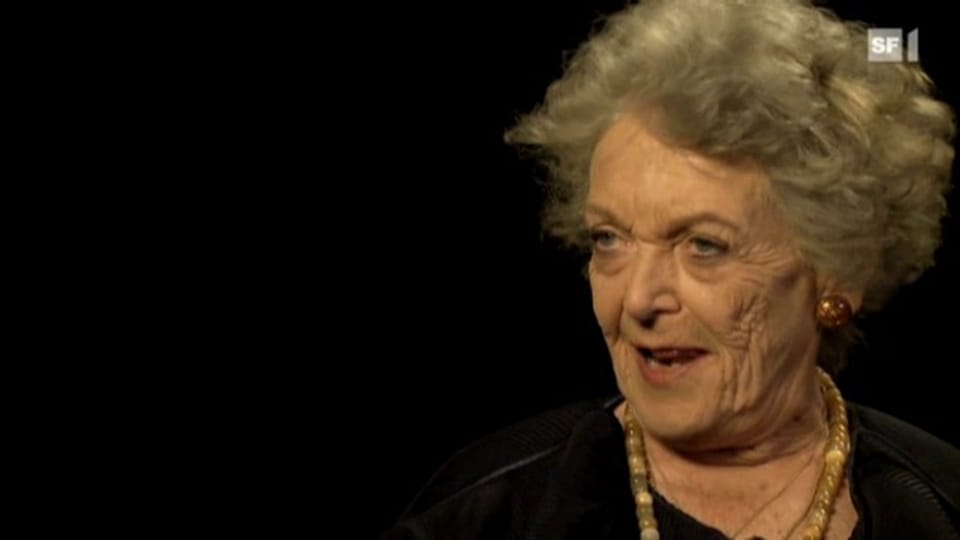 Das volle Leben Stephanie Glaser (1920), Schauspielerin Play SRF