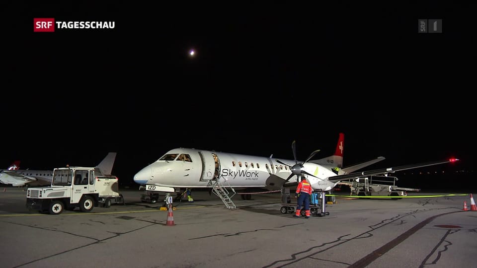 Tagesschau - Adria Airways übernimmt Flüge ab Flughafen Bern-Belp