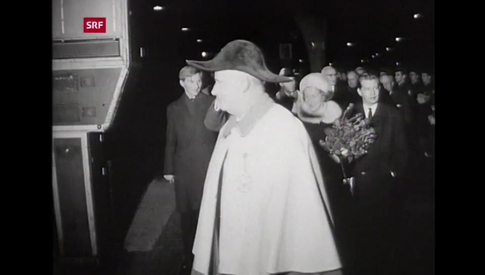 Tagesschau vor 25 Jahren Empfang für neuen Nationalratspräsidenten