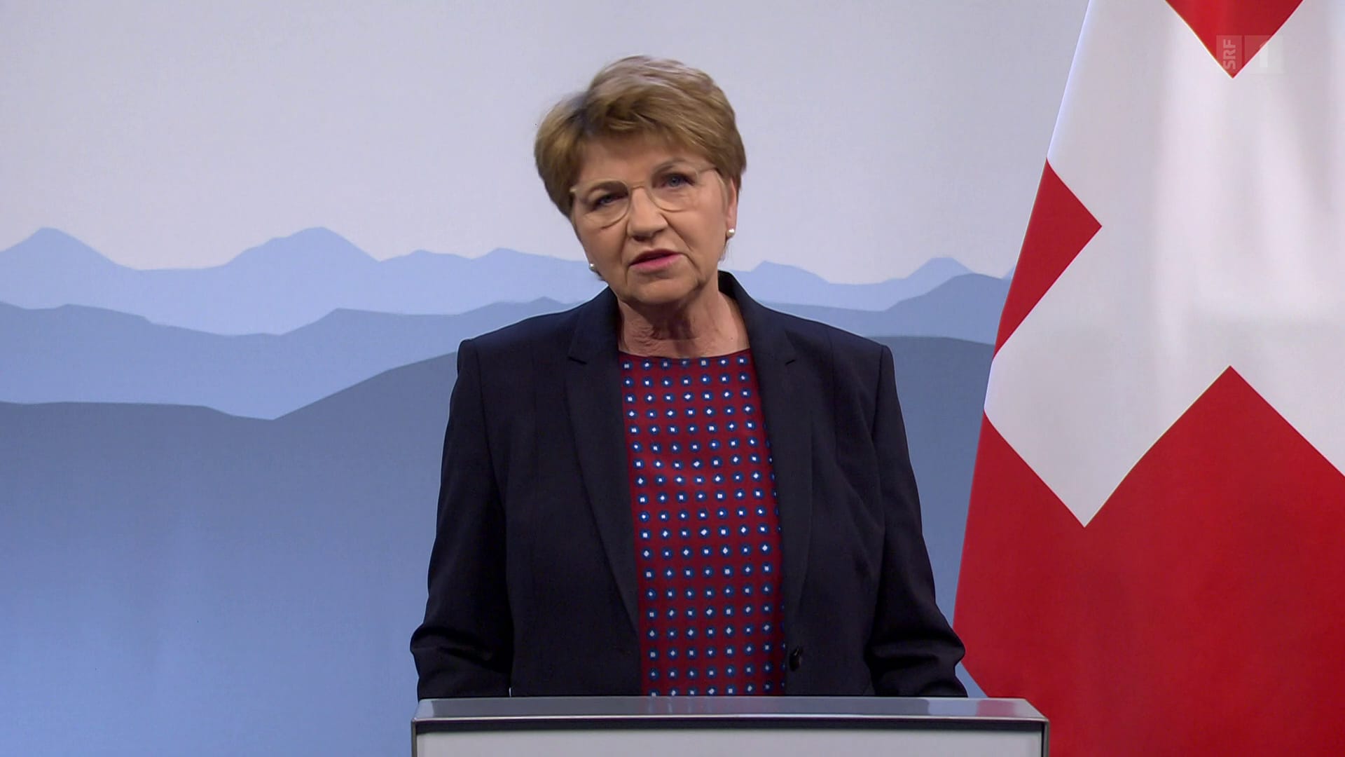 Ansprachen Bundesrat Bundespräsidentin Viola Amherd spricht zur