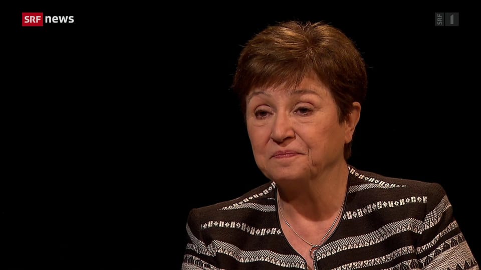 10 vor 10 IWFChefin Kristalina im SRFInterview Play SRF