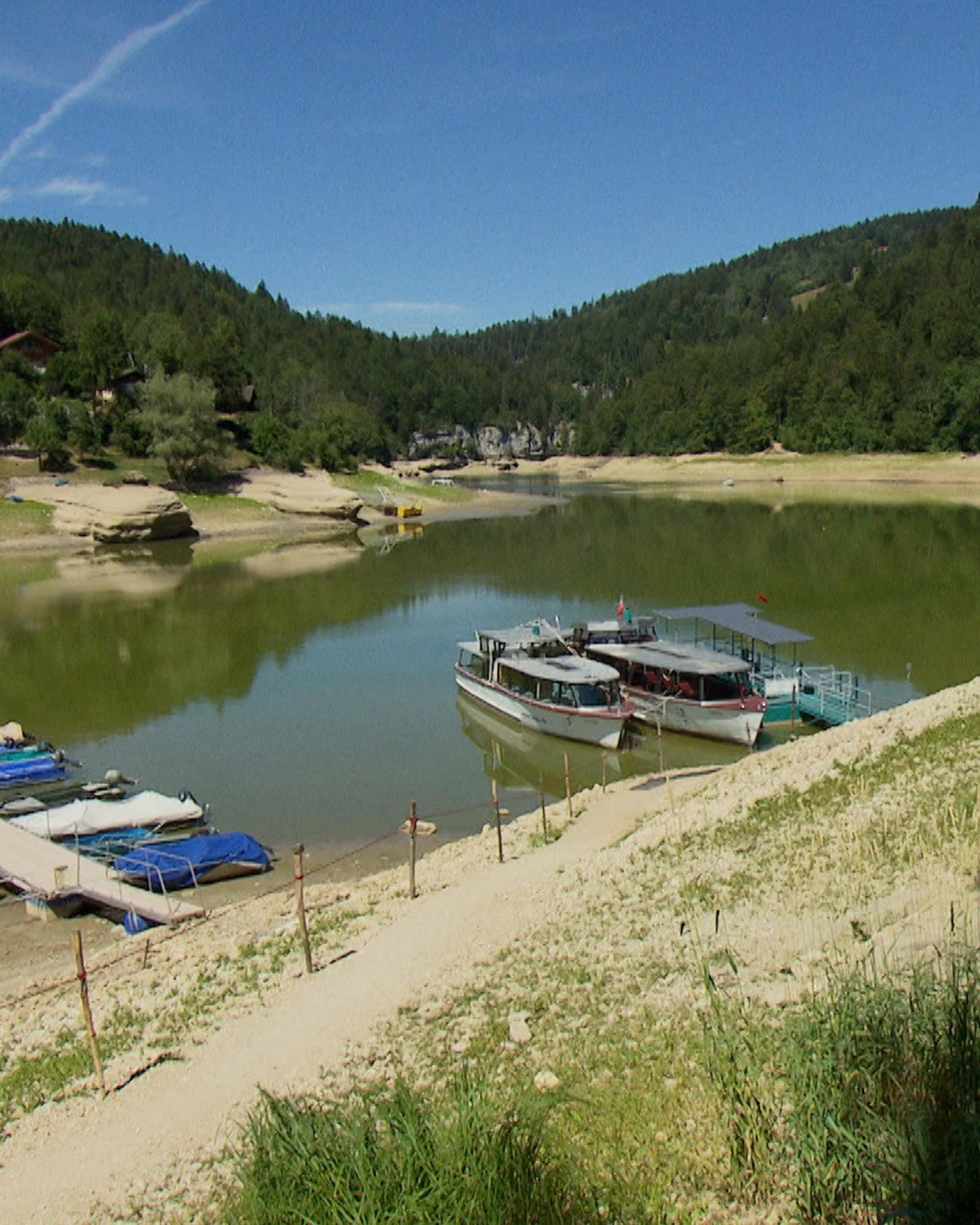 SRF News Videos Schifffahrt auf dem Lac des eingestellt