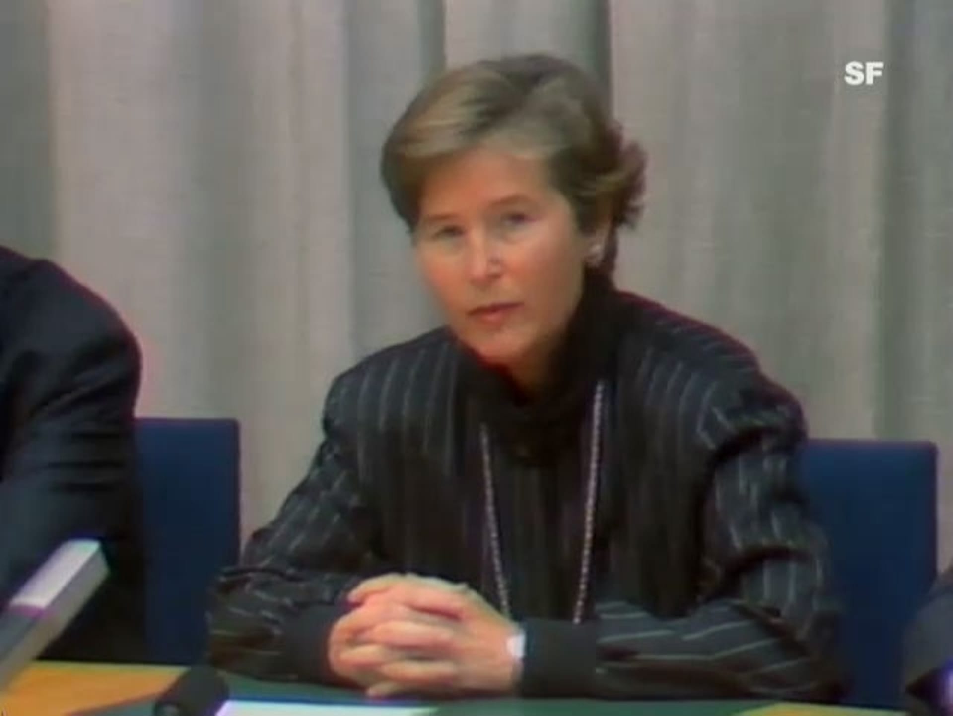 Schon vergessen Elisabeth Kopp gibt Rücktritt bekannt Play SRF