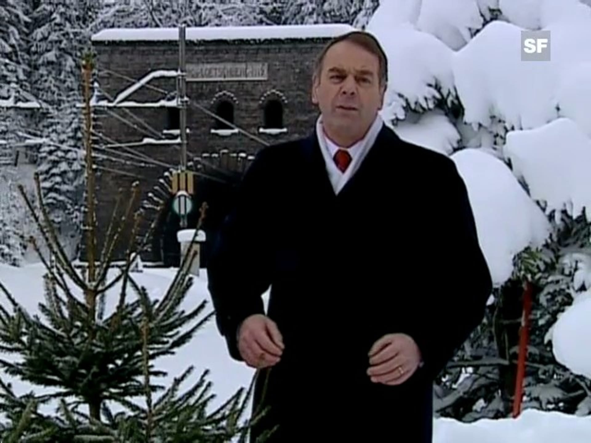 Mensch Archivperle Adolf Ogi und sein Tannenbaum Wissen SRF