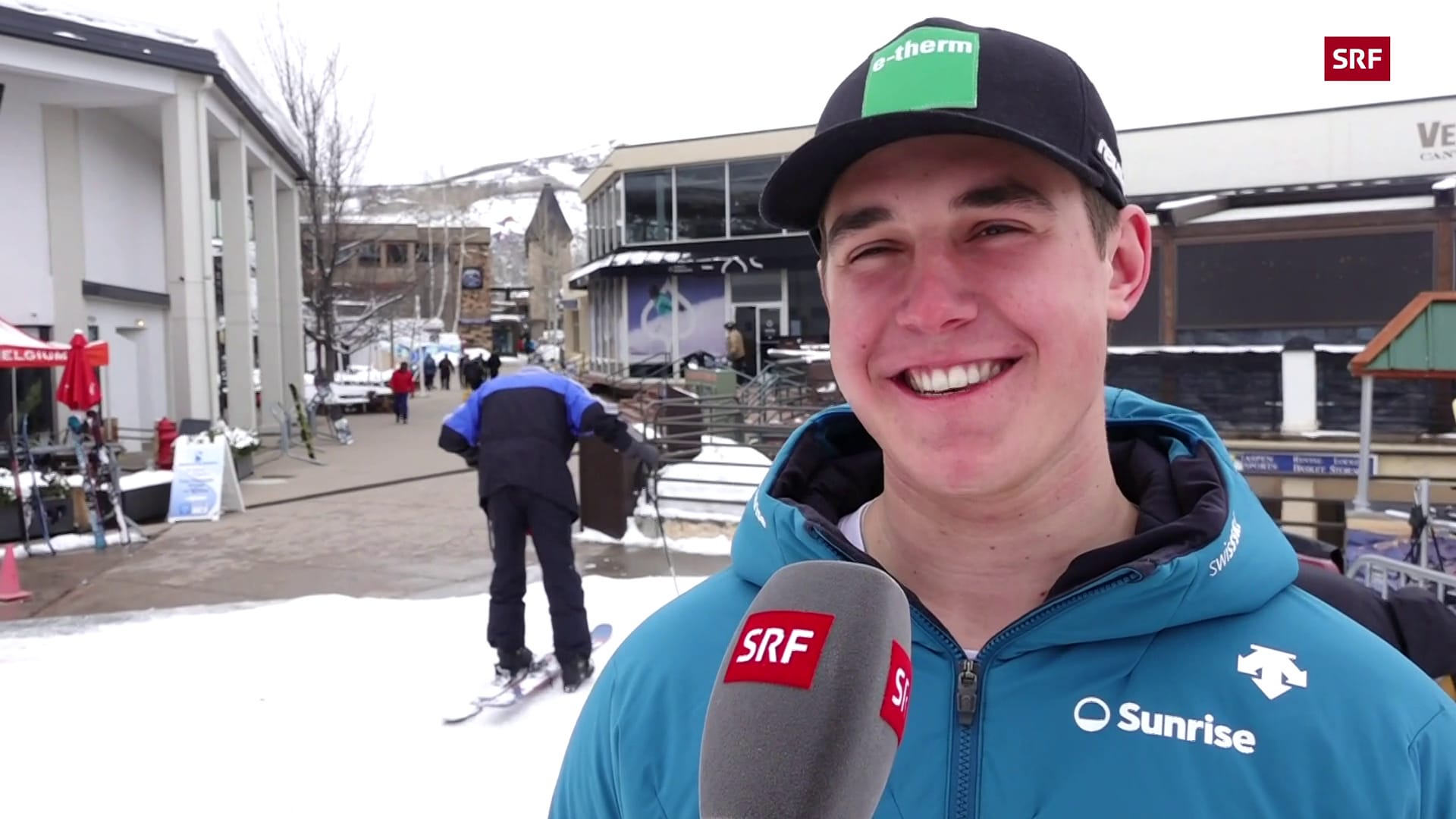 Speedtalent Franjo von Allmen Der Zimmermann schnuppert in Aspen