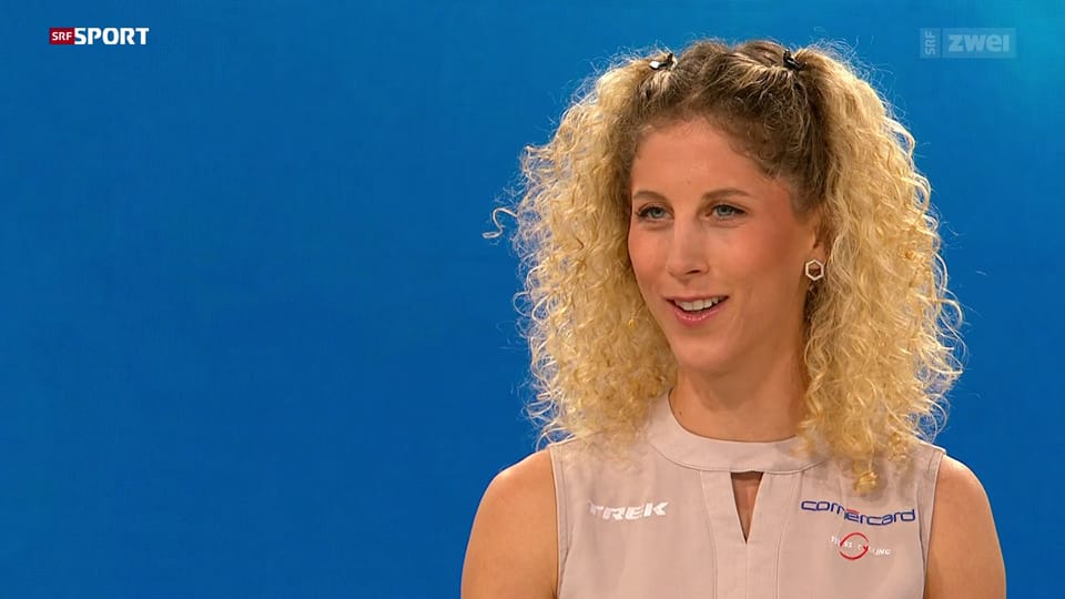 Sportpanorama Studiogast MountainbikeFahrerin Jolanda Neff Play SRF