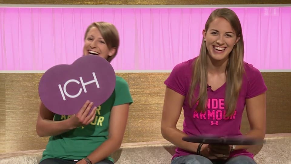 Ich oder Du BeachVolleyballerinnen Tanja Goricanec und Tanja Hüberli