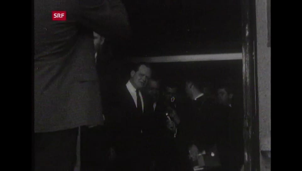 Tagesschau vor 25 Jahren Wahlkampf Richard Nixon Play SRF