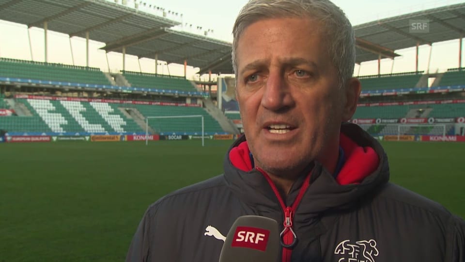 SportClip Fussball EUROQuali, Petkovic vor EstlandSpiel Play SRF