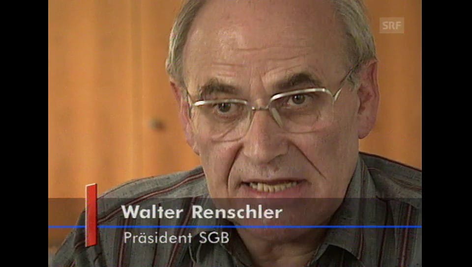 Tagesschau Interview mit Walter Renschler, P des Schweizer... Play SRF