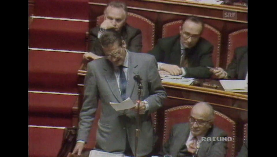 Tagesschau Rücktritte von FM Giovanni Goria und Gesundheit... Play SRF