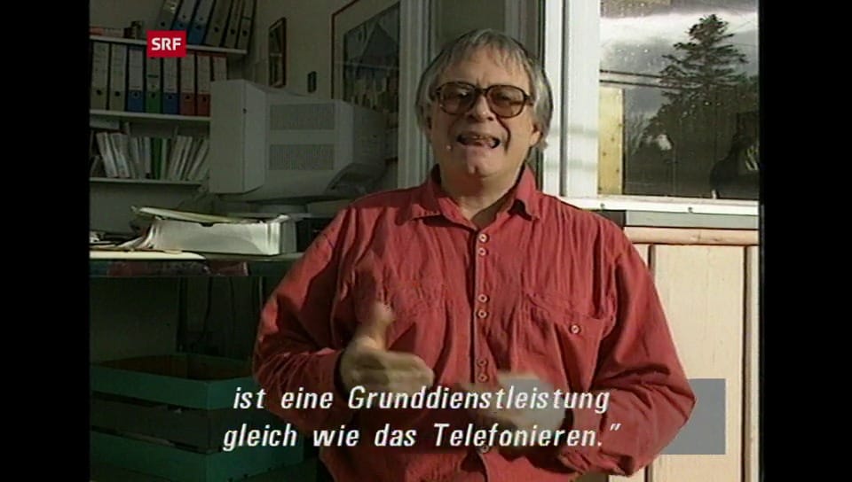 Sehen statt Hören Statement Urs Linder Play SRF