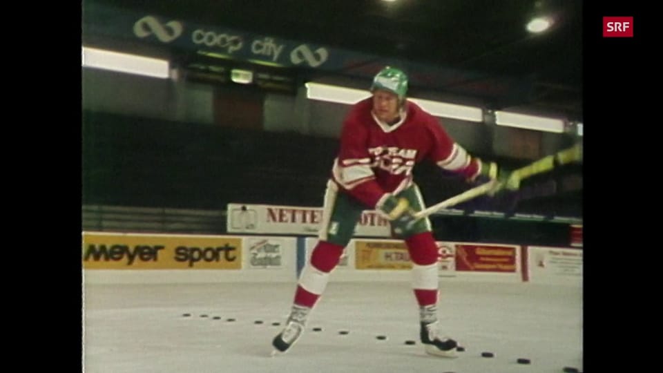 SportClip Erich Kühnhackl Als der «Bär von einem Mann» über das