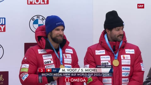 Start in den BobWeltcup Vogt fährt zum Auftakt aufs Podest Sport SRF