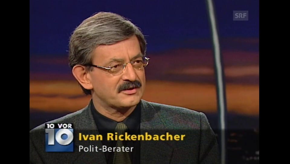 Peter Rickenbach 10 vor 10 - Gespräch mit Polit-Berater Rickenbacher - Play SRF