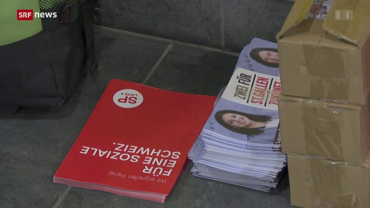 Wahlen Kanton St. Gallen Zwei freie Sitze Wer schafft es in die St