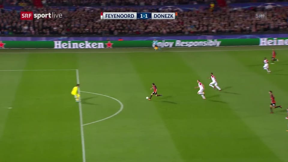 SportClip Feyenoord unterliegt Schachtar Donezk Play SRF SportClip Feyenoord unterliegt Schachtar Donezk Play SRF