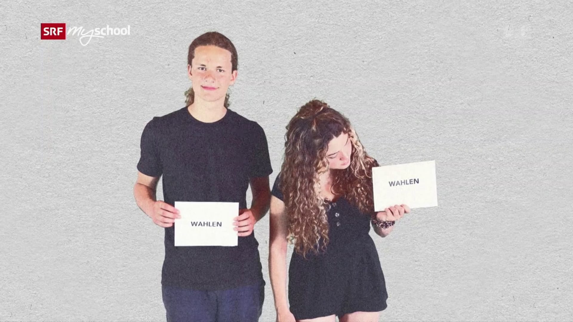 SRF school - Mein erstes Mal: Wählen - Play SRF