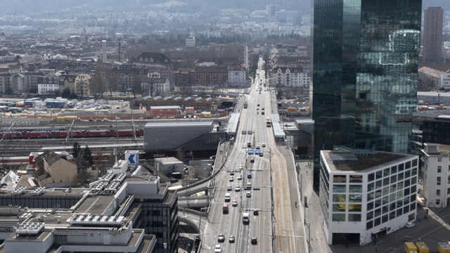 Klimablockade auf der Hardbrücke