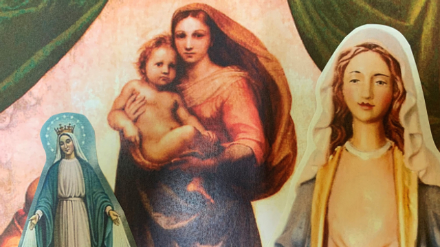 Maria – tranter veneraziun e taschentada