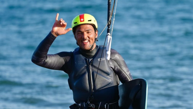 Bruce Kessler vul ir als gieus olimpics en la disciplina kite