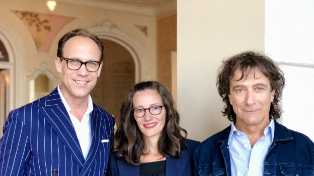 Die Luzerner Unternehmerin Anne-Catherine Lüke und der St. Galler Clown Pic