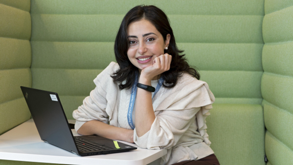 Die Master-Studentin Lujain Al-Chalabi 